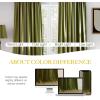 imageNICETOWN Black Velvet Curtains 2 Panels with Gold Foil Leaf Print  Modern Glam Black and Gold Drapes for Living Room Luxury Room Darkening Window Treatments for Bedroom amp Gothic Decor 50W x 84LGreen Series  Moss Green