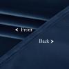 imageNICETOWN Black Velvet Curtains 2 Panels with Gold Foil Leaf Print  Modern Glam Black and Gold Drapes for Living Room Luxury Room Darkening Window Treatments for Bedroom amp Gothic Decor 50W x 84LBlue Series  Navy Blue