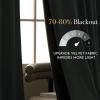imageNICETOWN Black Velvet Curtains 2 Panels with Gold Foil Leaf Print  Modern Glam Black and Gold Drapes for Living Room Luxury Room Darkening Window Treatments for Bedroom amp Gothic Decor 50W x 84LGreen Series  Seafoam Green