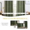 imageNICETOWN Black Velvet Curtains 2 Panels with Gold Foil Leaf Print  Modern Glam Black and Gold Drapes for Living Room Luxury Room Darkening Window Treatments for Bedroom amp Gothic Decor 50W x 84LGreen Series  Sage Green