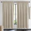 imageNICETOWN Black Velvet Curtains 2 Panels with Gold Foil Leaf Print  Modern Glam Black and Gold Drapes for Living Room Luxury Room Darkening Window Treatments for Bedroom amp Gothic Decor 50W x 84LBrown Series  Camel