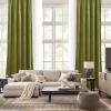 imageNICETOWN Black Velvet Curtains 2 Panels with Gold Foil Leaf Print  Modern Glam Black and Gold Drapes for Living Room Luxury Room Darkening Window Treatments for Bedroom amp Gothic Decor 50W x 84LGreen Series  Moss Green