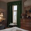 imageNICETOWN Black Velvet Curtains 2 Panels with Gold Foil Leaf Print  Modern Glam Black and Gold Drapes for Living Room Luxury Room Darkening Window Treatments for Bedroom amp Gothic Decor 50W x 84LGreen Series  Olive Green