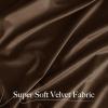 imageNICETOWN Black Velvet Curtains 2 Panels with Gold Foil Leaf Print  Modern Glam Black and Gold Drapes for Living Room Luxury Room Darkening Window Treatments for Bedroom amp Gothic Decor 50W x 84LBrown Series  Brown