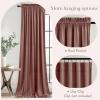 imageNICETOWN Black Velvet Curtains 2 Panels with Gold Foil Leaf Print  Modern Glam Black and Gold Drapes for Living Room Luxury Room Darkening Window Treatments for Bedroom amp Gothic Decor 50W x 84LPink Series  Dusty Rose Pink