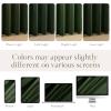 imageNICETOWN Black Velvet Curtains 2 Panels with Gold Foil Leaf Print  Modern Glam Black and Gold Drapes for Living Room Luxury Room Darkening Window Treatments for Bedroom amp Gothic Decor 50W x 84LGreen Series  Olive Green