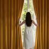 imageNICETOWN Black Velvet Curtains 2 Panels with Gold Foil Leaf Print  Modern Glam Black and Gold Drapes for Living Room Luxury Room Darkening Window Treatments for Bedroom amp Gothic Decor 50W x 84LYellow Series  Yellowish Gold