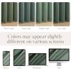 imageNICETOWN Black Velvet Curtains 2 Panels with Gold Foil Leaf Print  Modern Glam Black and Gold Drapes for Living Room Luxury Room Darkening Window Treatments for Bedroom amp Gothic Decor 50W x 84LGreen Series  Seafoam Green