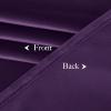 imageNICETOWN Black Velvet Curtains 2 Panels with Gold Foil Leaf Print  Modern Glam Black and Gold Drapes for Living Room Luxury Room Darkening Window Treatments for Bedroom amp Gothic Decor 50W x 84LPurple Series  Purple