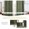 imageNICETOWN Black Velvet Curtains 2 Panels with Gold Foil Leaf Print  Modern Glam Black and Gold Drapes for Living Room Luxury Room Darkening Window Treatments for Bedroom amp Gothic Decor 50W x 84LGreen Series  Sage Green