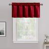 imageNICETOWN Black Velvet Curtains 2 Panels with Gold Foil Leaf Print  Modern Glam Black and Gold Drapes for Living Room Luxury Room Darkening Window Treatments for Bedroom amp Gothic Decor 50W x 84LRed Series  Red