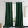 imageNICETOWN Black Velvet Curtains 2 Panels with Gold Foil Leaf Print  Modern Glam Black and Gold Drapes for Living Room Luxury Room Darkening Window Treatments for Bedroom amp Gothic Decor 50W x 84LGreen Series  Dark Green
