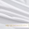 imageNICETOWN Black Velvet Curtains 2 Panels with Gold Foil Leaf Print  Modern Glam Black and Gold Drapes for Living Room Luxury Room Darkening Window Treatments for Bedroom amp Gothic Decor 50W x 84LWhite Series  Pure White