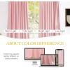 imageNICETOWN Black Velvet Curtains 2 Panels with Gold Foil Leaf Print  Modern Glam Black and Gold Drapes for Living Room Luxury Room Darkening Window Treatments for Bedroom amp Gothic Decor 50W x 84LPink Series  Baby Pink