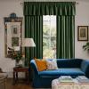 imageNICETOWN Black Velvet Curtains 2 Panels with Gold Foil Leaf Print  Modern Glam Black and Gold Drapes for Living Room Luxury Room Darkening Window Treatments for Bedroom amp Gothic Decor 50W x 84LGreen Series  Olive Green