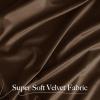 imageNICETOWN Black Velvet Curtains 2 Panels with Gold Foil Leaf Print  Modern Glam Black and Gold Drapes for Living Room Luxury Room Darkening Window Treatments for Bedroom amp Gothic Decor 50W x 84LBrown Series  Brown