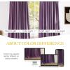 imageNICETOWN Black Velvet Curtains 2 Panels with Gold Foil Leaf Print  Modern Glam Black and Gold Drapes for Living Room Luxury Room Darkening Window Treatments for Bedroom amp Gothic Decor 50W x 84LPurple Series  Lavender Purple