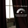 imageNICETOWN Black Velvet Curtains 2 Panels with Gold Foil Leaf Print  Modern Glam Black and Gold Drapes for Living Room Luxury Room Darkening Window Treatments for Bedroom amp Gothic Decor 50W x 84LPink Series  Dusty Rose Pink