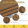 imageNICETOWN Blackout Curtains for Kids Room  Triple Weave Microfiber Home Thermal Insulated Solid Ring Top Blackout PanelsDrapes for BedroomGold Brown Set of 2 46 x 54 Inch