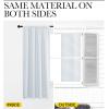 imageNICETOWN Greyish White Window Curtain Panels  Thermal Insulated Rod Pocket Room Darkening Curtain Sets for Bedroom Platinum  Greyish White 2 Panels 29 by 30