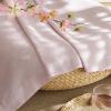 imageNICETOWN Linen Semi Sheer Curtains 72 inches Long Rod Pocket amp Back Tab Thick Flax Linen Weave Drapes Privacy Added with Light Filtering for BedroomFarmhouse Cream W55 x L72 2 PanelsBlush Pink