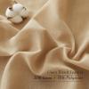imageNICETOWN Linen Semi Sheer Curtains 72 inches Long Rod Pocket amp Back Tab Thick Flax Linen Weave Drapes Privacy Added with Light Filtering for BedroomFarmhouse Cream W55 x L72 2 PanelsBurlap
