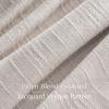 imageNICETOWN Linen Semi Sheer Curtains 72 inches Long Rod Pocket amp Back Tab Thick Flax Linen Weave Drapes Privacy Added with Light Filtering for BedroomFarmhouse Cream W55 x L72 2 PanelsJacquard Angora