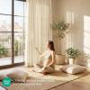 imageNICETOWN Linen Semi Sheer Curtains 72 inches Long Rod Pocket amp Back Tab Thick Flax Linen Weave Drapes Privacy Added with Light Filtering for BedroomFarmhouse Cream W55 x L72 2 PanelsBeige