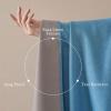 imageNICETOWN ScratchProof 100 Blackout Grey Curtains 84 inches Long HighDensity Linen Blend Window Treatments Rod Pocket amp Back Tab Thermal Drapes for Bedroom W52 x L84 2 PanelsBlue