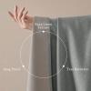 imageNICETOWN ScratchProof 100 Blackout Grey Curtains 84 inches Long HighDensity Linen Blend Window Treatments Rod Pocket amp Back Tab Thermal Drapes for Bedroom W52 x L84 2 PanelsGrey