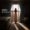 imageNICETOWN ScratchProof 100 Blackout Grey Curtains 84 inches Long HighDensity Linen Blend Window Treatments Rod Pocket amp Back Tab Thermal Drapes for Bedroom W52 x L84 2 PanelsCloudy White