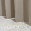 imageNICETOWN Taupe Curtain Panels  52 inches by 120 Inch Black Set of 2 Home Decoration Thermal Insulated Solid Grommet Blackout CurtainsDrapes for HallDining Room