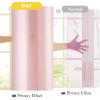 imageNICETOWN White Privacy Sheer Curtains 84 inches Long NonSeeThrough Curtains 4 Panels for Kitchen Bathroom Light Filtering Elegant Opaque Window Drapes Rod Pocket Top W42 x L84 in per PanelPink