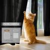 imageNICETOWN White Privacy Sheer Curtains 84 inches Long NonSeeThrough Curtains 4 Panels for Kitchen Bathroom Light Filtering Elegant Opaque Window Drapes Rod Pocket Top W42 x L84 in per PanelBlack