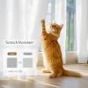 imageNICETOWN White Privacy Sheer Curtains 84 inches Long NonSeeThrough Curtains 4 Panels for Kitchen Bathroom Light Filtering Elegant Opaque Window Drapes Rod Pocket Top W42 x L84 in per PanelWhite