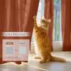 imageNICETOWN White Privacy Sheer Curtains 84 inches Long NonSeeThrough Curtains 4 Panels for Kitchen Bathroom Light Filtering Elegant Opaque Window Drapes Rod Pocket Top W42 x L84 in per PanelBurnt Orange