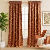 2 - Leaf Pattern - Burnt Orange