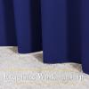 imageNICETOWN Blackout Living Room Curtains Extra Wide Triple Weave Grommet Top Thermal Insulated Window Treatment Light Blocking Panels for PatioPorch Navy Blue W80 x L84 Set of 2