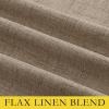 imageNICETOWN Burlap Vintage Open Linen Weave Flax Thermal Curtains 100 Blackout Curtains 102 Long for Dining Room Soundproof Window Treatment Drapes for Home Office 62 Wide Per Panel Set of 2