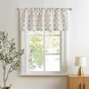 imageNICETOWN Farmhouse Geometric Curtains 96 inches Long Natural Linen Semi Sheer 250GSM Diamond Pattern Pocket amp Back Tab Window Treatments Light Filtering for Living Room W52 x L96 2 PanelsNatural