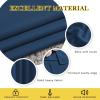 imageNICETOWN Moroccan Blue Blackout Nursery Curtains Grommet Thermal Curtains amp Drapes Room Darkening Window Treatment Sound Reducing for Bedroom 2 Panels W46 x L63
