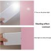 imageNICETOWN 100 Blackout Blinds Set of 2 46 inches x 45 inches Laundry Room Decor Window Treatment Curtains for Large Patio Sliding Door Thermal Insulated Crystal Pink Curtains for Bedroom