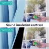 imageNICETOWN 100 Blackout Curtains 84 inches Long Blue 52 inches Wide Pair of Energy Smart amp Noise Blocking Out Drapes for Baby Room Window Thermal Insulated Guest Room Lined Window Dressing