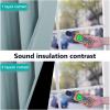 imageNICETOWN 100 Blackout Curtains 84 inches Long Sky Blue 52 inches Wide Pair of Energy Smart amp Noise Blocking Out Drapes for Baby Room Window Thermal Insulated Guest Room Lined Window Dressing