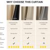 imageNICETOWN 100 Blackout Natural Curtains for Bedroom Rod Pocket Thermal Curtains Sound Reducing Window Treatments EasyMatching for Living Room W42 x L72 2 PanelsBiscotti Beige