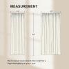 imageNICETOWN 100 Blackout Natural Curtains for Bedroom Rod Pocket Thermal Curtains Sound Reducing Window Treatments EasyMatching for Living Room W42 x L72 2 PanelsGrey
