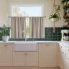imageNICETOWN 100 Blackout Natural Curtains for Bedroom Rod Pocket Thermal Curtains Sound Reducing Window Treatments EasyMatching for Living Room W42 x L72 2 PanelsNatural
