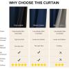 imageNICETOWN 100 Blackout Natural Curtains for Bedroom Rod Pocket Thermal Curtains Sound Reducing Window Treatments EasyMatching for Living Room W42 x L72 2 PanelsNavy Blue
