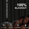 imageNICETOWN 100 Blackout Natural Curtains for Bedroom Rod Pocket Thermal Curtains Sound Reducing Window Treatments EasyMatching for Living Room W42 x L72 2 PanelsNatural