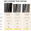 imageNICETOWN 100 Blackout Natural Curtains for Bedroom Rod Pocket Thermal Curtains Sound Reducing Window Treatments EasyMatching for Living Room W42 x L72 2 PanelsGrey